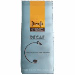 Dimello decaffeinated coffee beans in a 500 gram pack