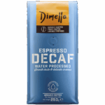 Espresso Decaf Water Processed Ground Coffee in 250 gram pack